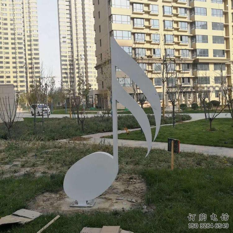 音樂符號雕塑批發(fā)，美陳雕塑，主題音樂雕塑標準