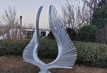 鏡面鳳尾雕塑