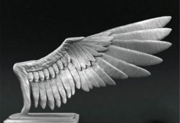 現(xiàn)代鳥翅雕塑定制，中式工藝，不銹鋼鳥翅雕塑造型優(yōu)價