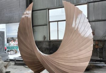 羽翼雕塑工廠優(yōu)選，城市裝飾，景觀不銹鋼羽翼雕塑供給