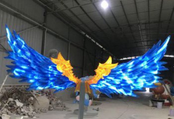 羽翼雕塑觀賞型，公園小品，不銹鋼羽翼雕塑常用
