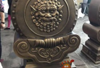 抱箍雕塑制造商，城區(qū)小品，銅抱箍雕塑制作定制