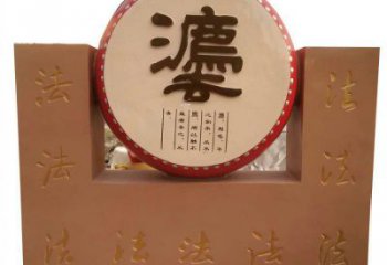 鐵鼓雕塑方案精品，景觀雕塑，房地產(chǎn)鐵鼓雕塑生產(chǎn)商
