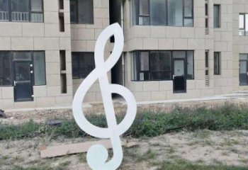 街道音符雕塑