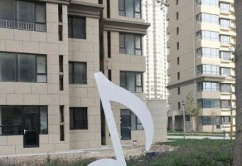 音樂符號雕塑定做，廣場雕塑，室外音樂符號雕塑提供