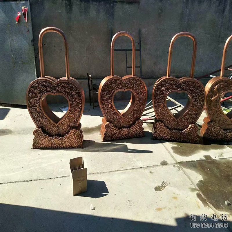 商業(yè)鎖子雕塑標(biāo)準(zhǔn)，廣場雕塑，玻璃鋼鎖子雕塑供給