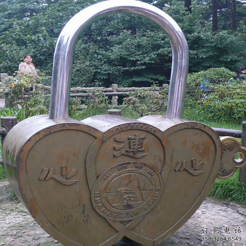 商業(yè)鎖子雕塑標(biāo)準(zhǔn)，廣場雕塑，不銹鋼鎖子雕塑供給