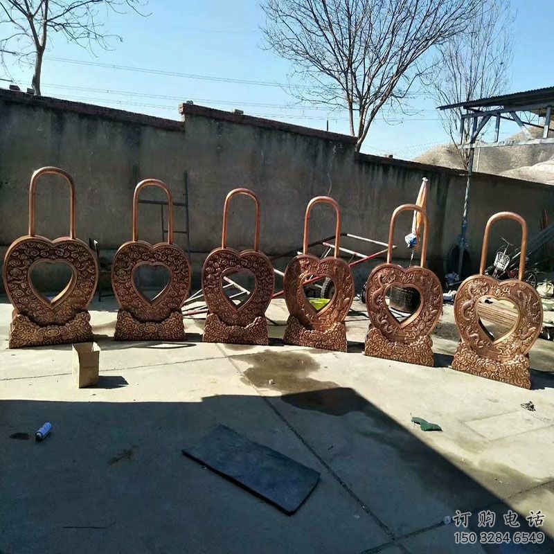 金屬鎖子雕塑通用，城市雕塑，彩色鎖子雕塑指用