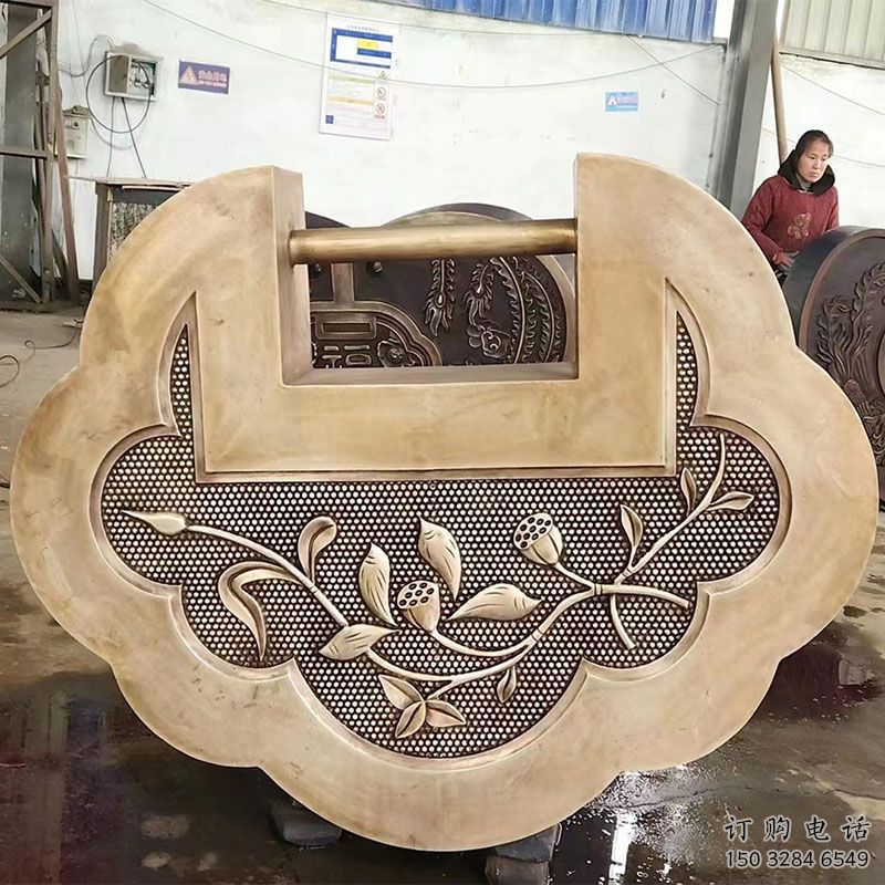 現(xiàn)代同心鎖雕塑定制，中式工藝，鎖子雕塑造型優(yōu)價