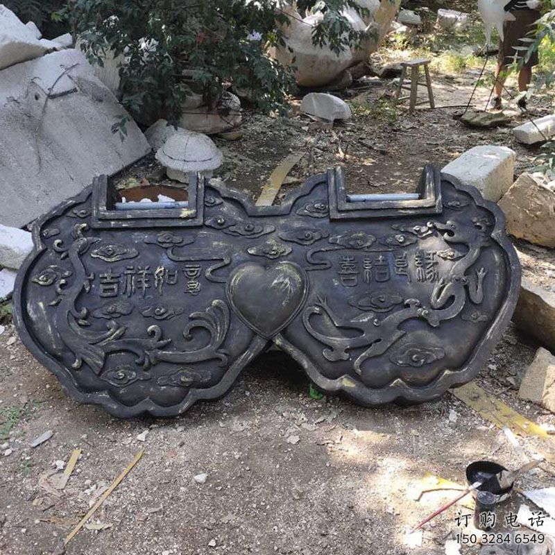 室外銅鎖子雕塑展品，公園小品，城市銅鎖子雕塑供需