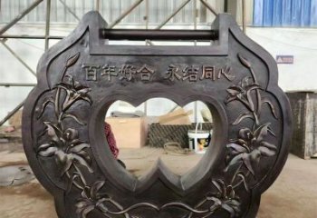 鋼鑄鎖子雕塑定價(jià)，街頭雕塑，烤漆玻璃鋼鎖子雕塑定價(jià)