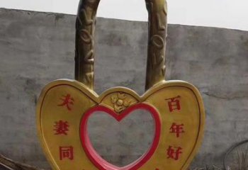 建筑鎖子雕塑精選，露天雕塑，不銹鋼鎖子雕塑訂做