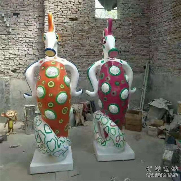 合肥幼兒園河馬雕塑，動(dòng)漫文化雕塑，卡通動(dòng)物制作