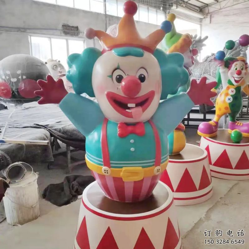天水公園小丑雕塑 天水公園小丑雕塑