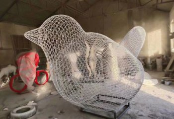 鼓樓鏤空小鳥雕塑精選，陸地擺件，鐵藝鳥兒雕塑精品