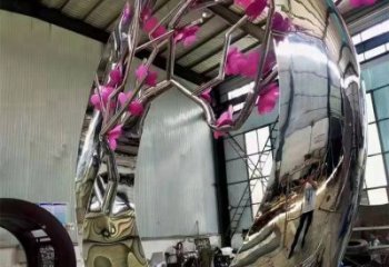 酒泉梅花雕塑工廠優(yōu)選，城市裝飾，景觀梅花雕塑供給