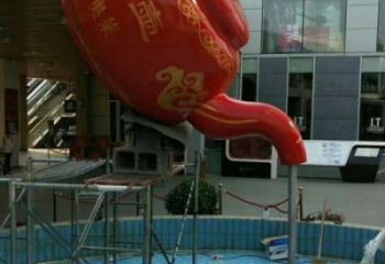 貴港鐵藝水景天壺雕塑，噴泉雕塑，抽象天壺雕塑制作