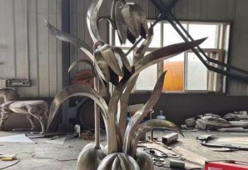 秀英木棉花雕塑制造商，城市雕塑，不銹鋼木棉花雕塑廠家