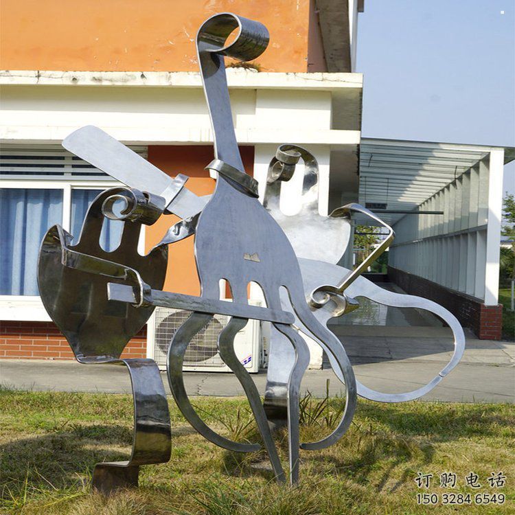 鄭州音樂符號(hào)雕塑預(yù)定，露天雕塑，公園廣場符號(hào)雕塑制作