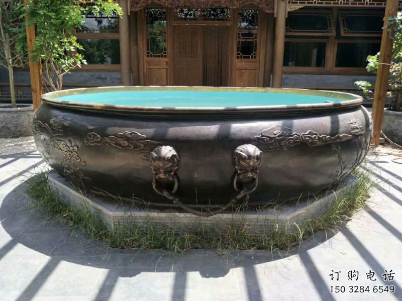 三門峽鑄銅缸雕塑廠家 三門峽鑄銅缸雕塑廠家