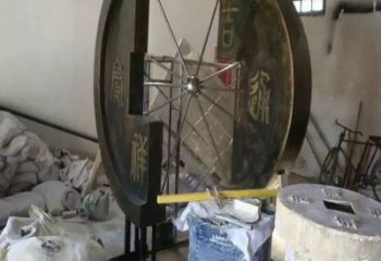 信陽園林銅錢雕塑精選，陸地?cái)[件，公園銅錢雕塑精品