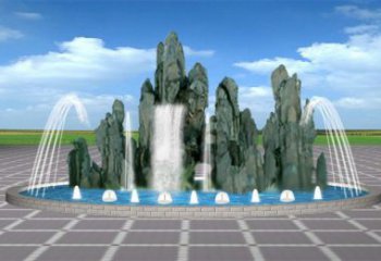 綏化電影變頻噴泉雕塑，水景噴泉雕塑承接