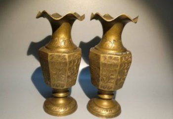 郴州花瓶雕塑定價(jià)，鑄銅工藝，銅花瓶雕塑制作廠家