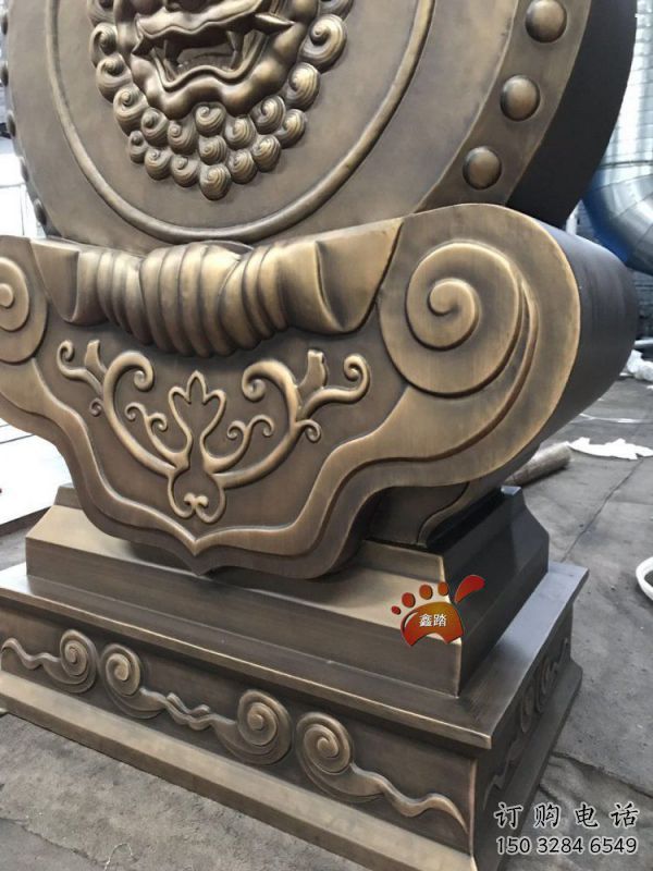九江抱箍鑄造觀賞型，露天雕塑，鑄銅抱箍雕塑訂做