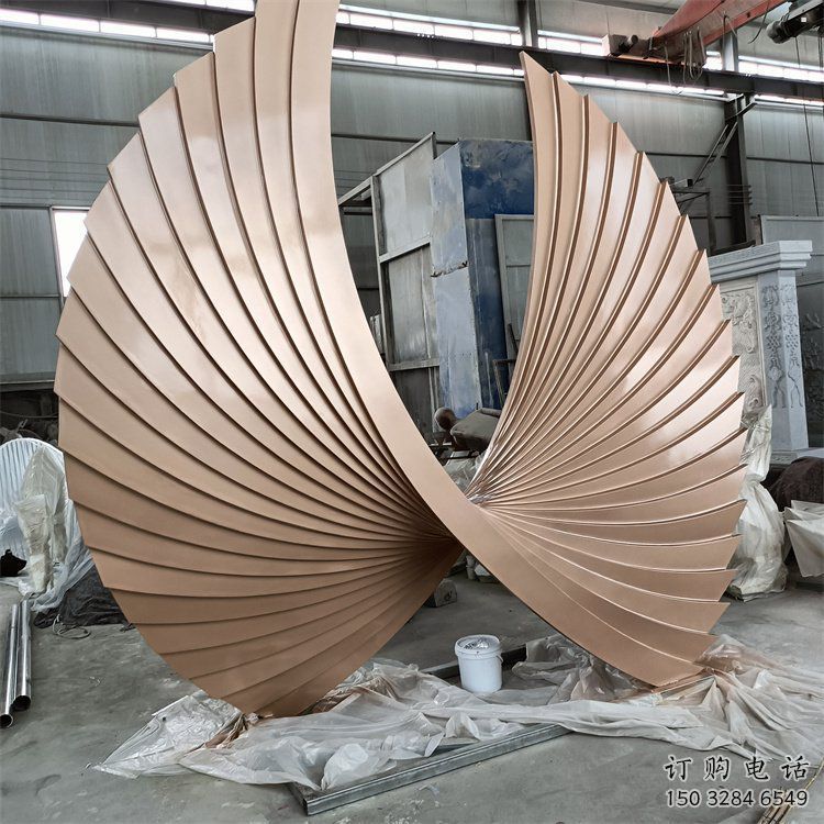 沈陽(yáng)羽翼雕塑常用，景觀概念，不銹鋼羽翼雕塑展品