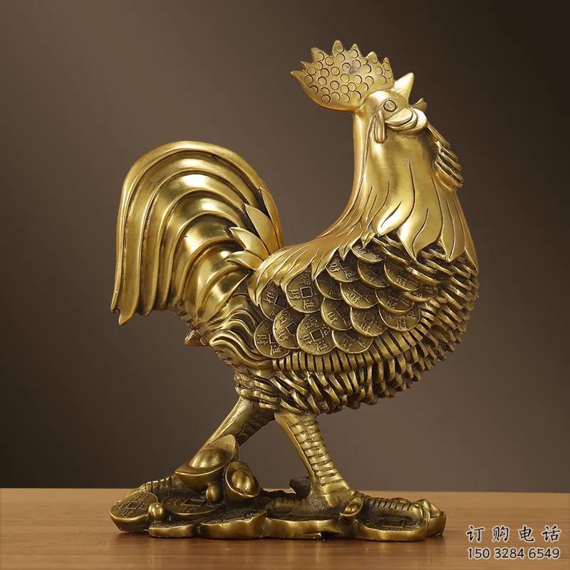 海南園林小雞雕塑，文化標(biāo)識(shí)，電鍍工藝
