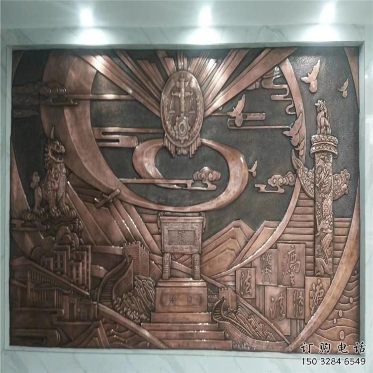 哈密廣場(chǎng)浮雕定價(jià)，村標(biāo)概念，鍛銅浮雕廠家選用