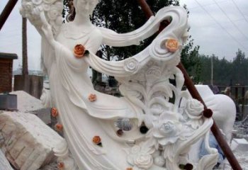 濟(jì)寧公園天女散花雕塑