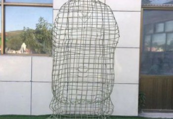 阿里鏤空孔子雕塑訂做，景區(qū)雕塑，鐵藝古代人物雕塑定價