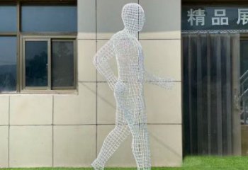 伊犁鏤空運動員雕塑服務商，美陳雕塑，鐵藝體育人物雕塑精選