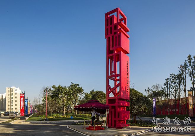 昆明住宅小區(qū)精神堡壘雕塑 昆明住宅小區(qū)精神堡壘雕塑
