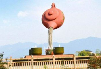 思茅公園天壺雕塑工廠，不銹鋼材質(zhì)，圓雕形式