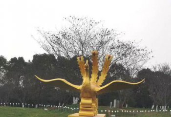 杭州鳳凰雕塑選用，美陳雕塑，鑄銅鳳凰雕塑工藝廠家