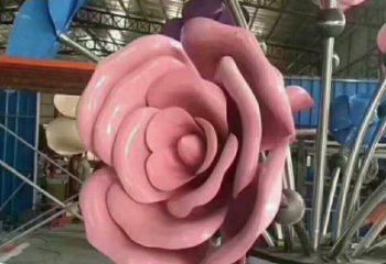 合川牡丹花雕塑工廠優(yōu)選，城市裝飾，牡丹花花朵雕塑供給