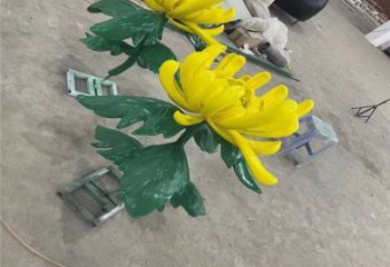 南岸景區(qū)菊花雕塑優(yōu)選，圓雕體系，城市菊花雕塑選定