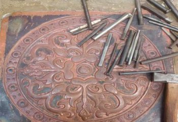 涪陵花卉浮雕精品，鍛銅構(gòu)件，別墅花卉浮雕廠家