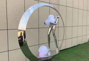 合川仙子雕塑展品，公園小品，景觀圓環(huán)仙子雕塑生產(chǎn)商